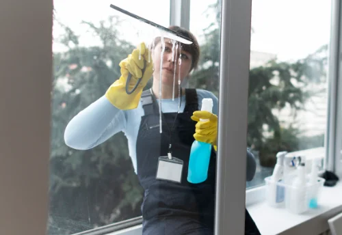 Nettoyage de vitres intérieures et extérieures à Rochetrejoux
